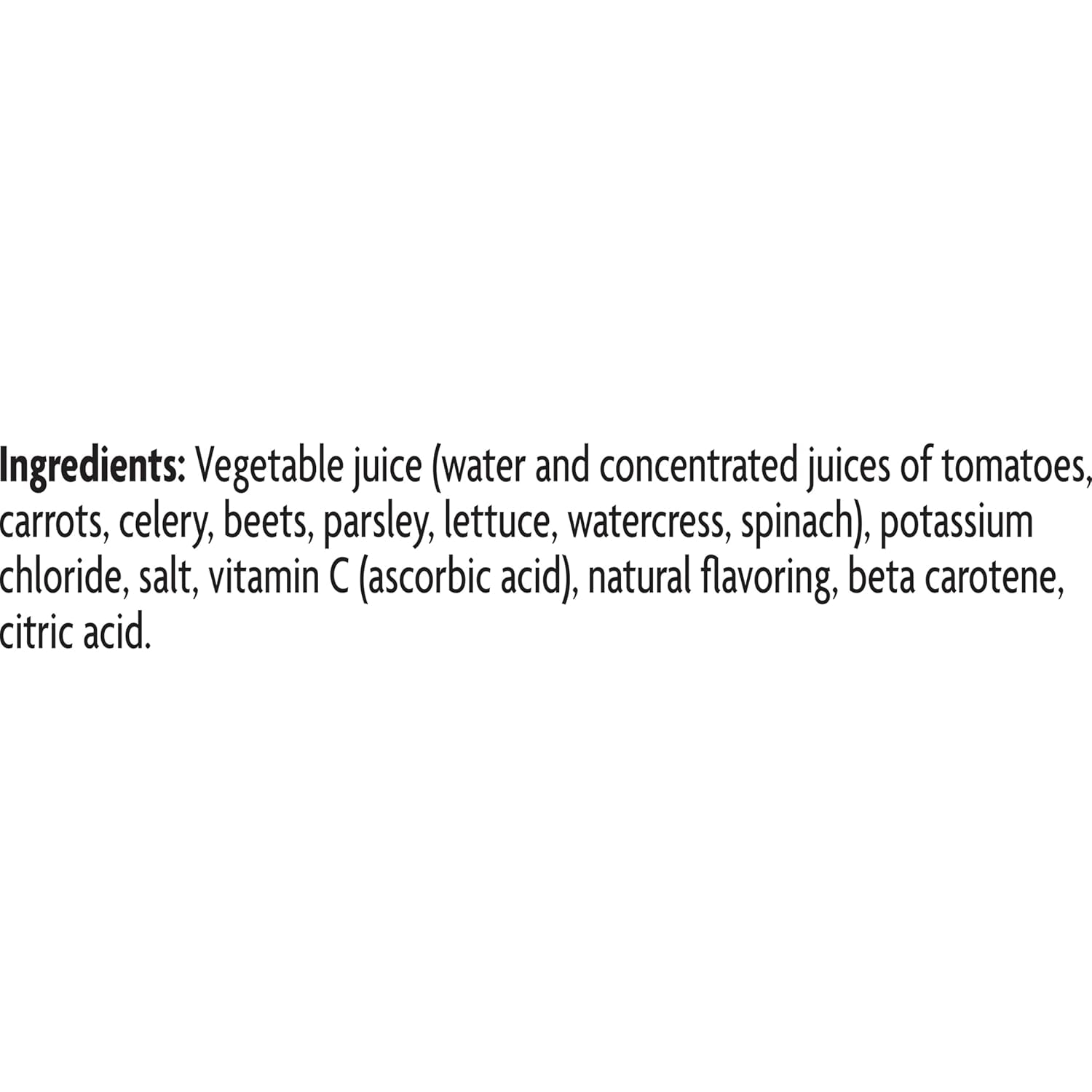 Low Sodium Original 100% Vegetable Juice, 64 Fl Oz Bottle