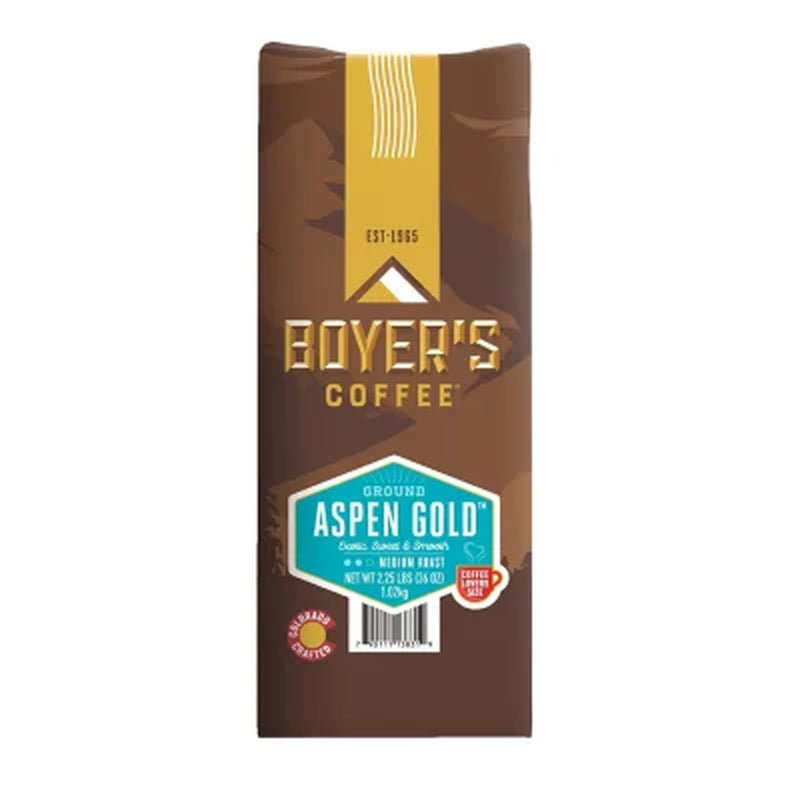 Boyer'S Coffee Aspen Gold Medium Roast Ground Coffee, 36 Oz.