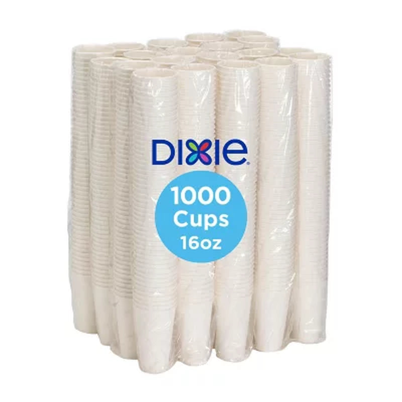 Dixie Perfectouch White Insulated Paper Cups, Various Sizes
