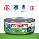 Chunk Light Tuna in Water, 5 Oz Cans (Pack of 4) - Wild Caught Skipjack Tuna - 22G Protein per Serving - MSC Certified Sustainable Seafood, Non-Gmo, Gluten Free, Kosher