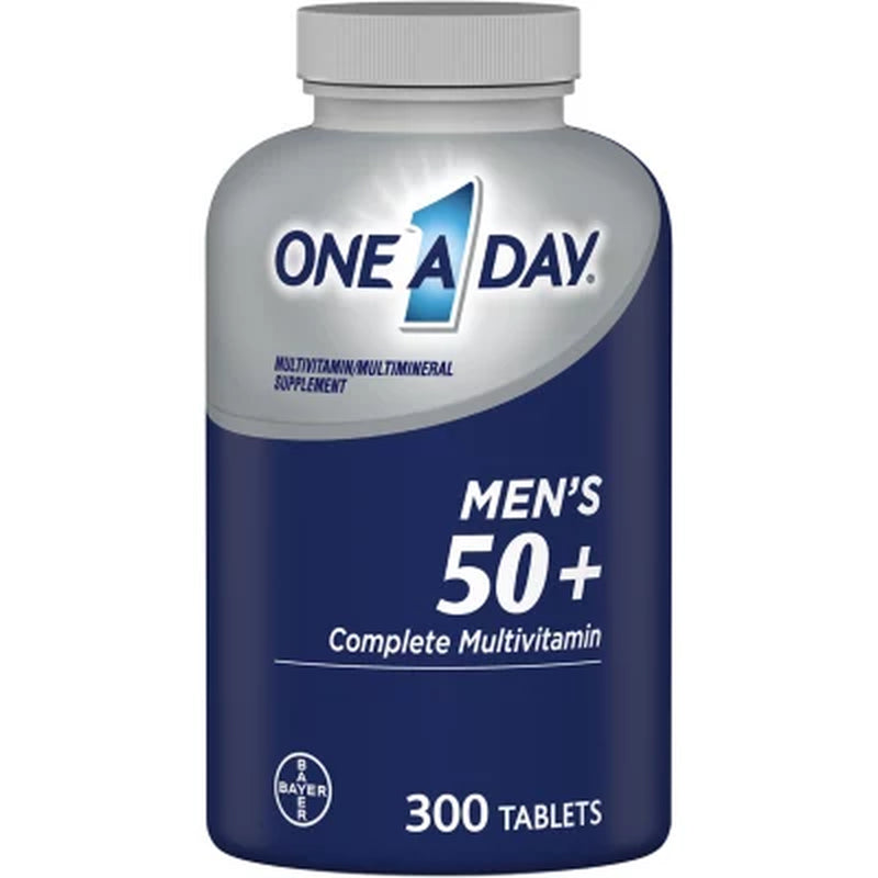 One a Day Men'S 50+ Healthy Advantage Multivitamin Tablets, 300 Ct.