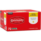 Community Coffee Coffee and Chicory Medium-Dark Roast Single Serve 72 Ct.