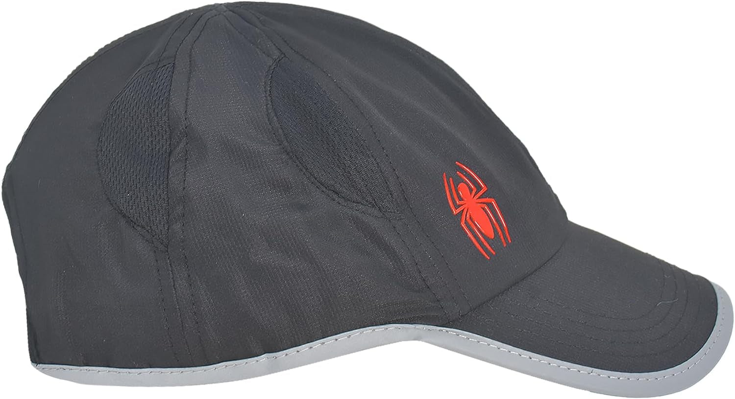Marvel Spider Man Running Hat, Lightweight Active Sports Baseball Cap, Men and Women'S Golf, Tennis and Gym Accessories, Black, One Size