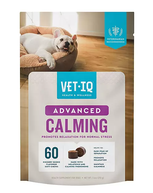 VETIQ Advanced Calming Soft Dog Chews, Hickory Smoke Flavored 60 ct., 2 pk.