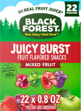 , Juicy Burst, Fruit Flavored Snacks, Mixed Fruit Flavors, a Juicy Burst of Natural Flavors, Made with Real Fruit Juice, 0.8 Oz 22 Ct