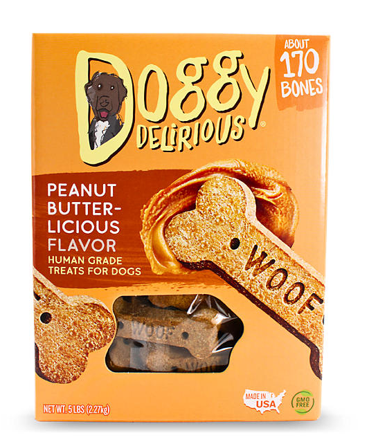 Doggy Delirious Crunchy Dog Treats, Choose Your Flavor, 5 lbs.