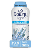 Downy Light Laundry In-Wash Scent Booster Beads, Ocean Mist Scent, 39.9 oz.