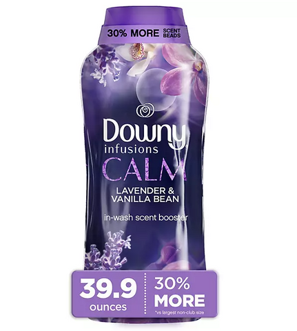 Downy Infusions In-Wash Scent Booster Beads, CALM Lavender+Vanilla Bean, 39.9 oz.