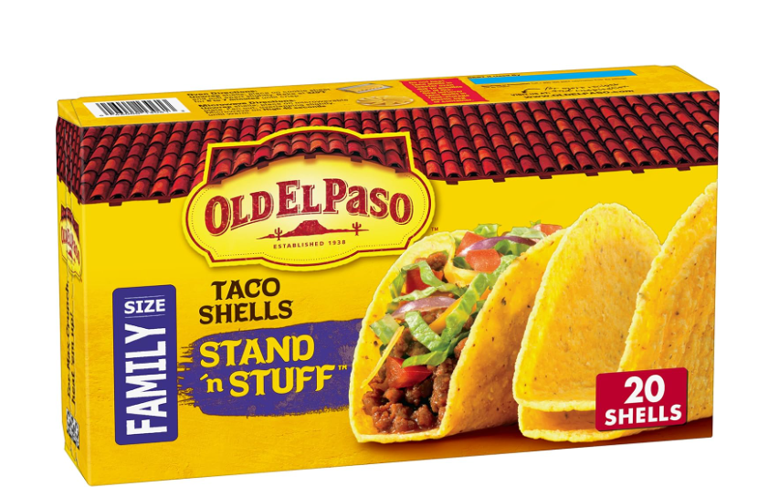Stand 'N Stuff Taco Shells, Gluten Free, Family Size, 20-Count