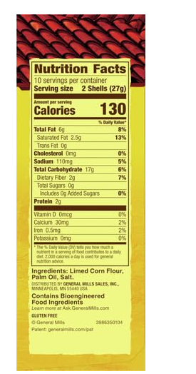 Stand 'N Stuff Taco Shells, Gluten Free, Family Size, 20-Count
