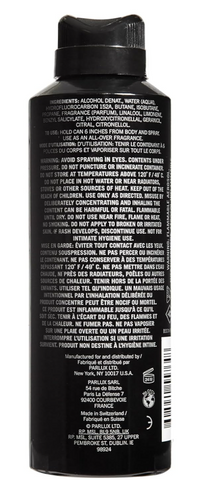 Kenneth Cole Black Body Spray for Men, 6.0 Fl Oz