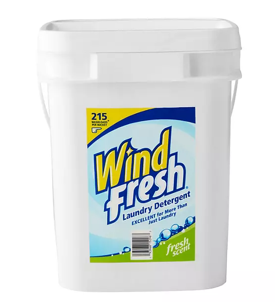 Windfresh Powder Laundry Detergent, Fresh Scent, 215 loads, 560 oz.