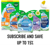 Flushable Toilet Bowl Wand Cleaner Refills, Fresh Brush Cleaner Toilet Refill Pads, Removes Limescale & Odors, Citrus Scent, 20 Count (Pack of 1)
