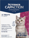 PetArmor CapAction Oral Flea Treatment for Cats, 2-25 lbs., 12 tabs