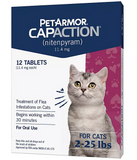PetArmor CapAction Oral Flea Treatment for Cats, 2-25 lbs., 12 tabs