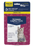 PetArmor CapAction Oral Flea Treatment for Cats, 2-25 lbs., 12 tabs