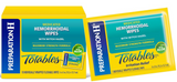 Totables Hemorrhoid Flushable Wipes with Witch Hazel for Skin Irritation Relief - 10 Count