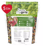 Love My Girls 2-pack Veggies & Worms 5lb Chicken Treat Bags