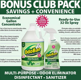 OdoBan Disinfectant & Odor Eliminator, Eucalyptus 1 gal. concentrate + 32 oz. Ready-to-Use Spray