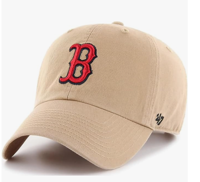 Khaki Primary Logo Clean Up Adjustable Strap Baseball Dad Hat Cap, Adult One Size Fits All