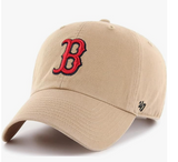 Khaki Primary Logo Clean Up Adjustable Strap Baseball Dad Hat Cap, Adult One Size Fits All