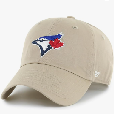 Khaki Primary Logo Clean Up Adjustable Strap Baseball Dad Hat Cap, Adult One Size Fits All