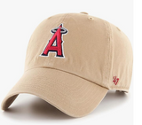 Khaki Primary Logo Clean Up Adjustable Strap Baseball Dad Hat Cap, Adult One Size Fits All