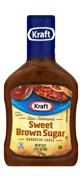 Sweet Brown Sugar Slow-Simmered Barbecue Sauce, 18 Oz Bottle