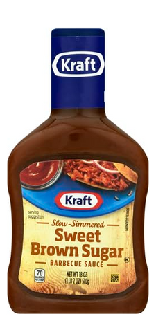 Sweet Brown Sugar Slow-Simmered Barbecue Sauce, 18 Oz Bottle