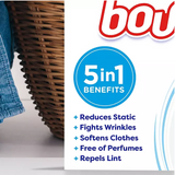 Bounce Free & Gentle Dryer Sheets, Unscented, 320 ct.