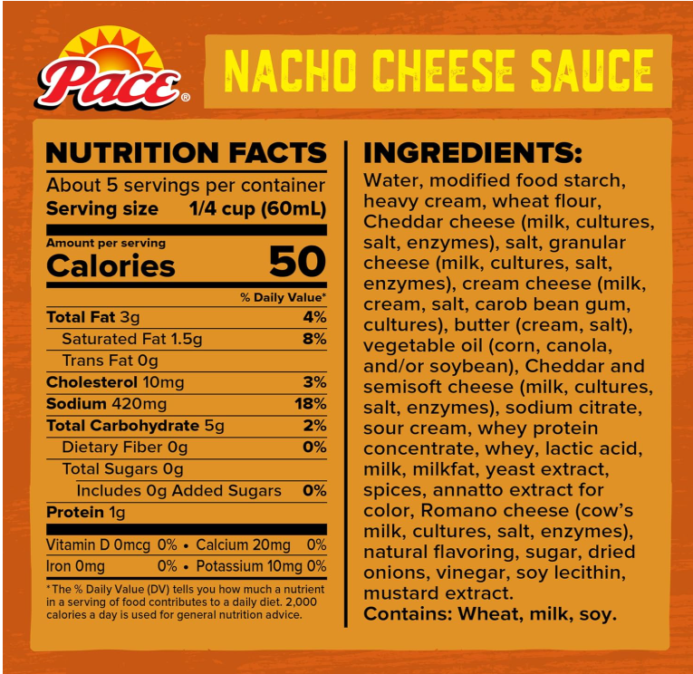 Mild Nacho Cheese Sauce, 10.5 Oz Can