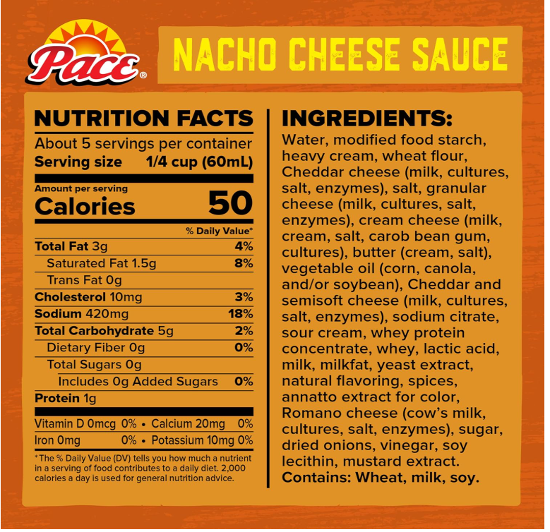 Medium Nacho Cheese Sauce, 10.5 Oz Can