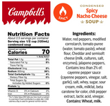 Condensed Fiesta Nacho Cheese Soup, 10.75 Ounce Can