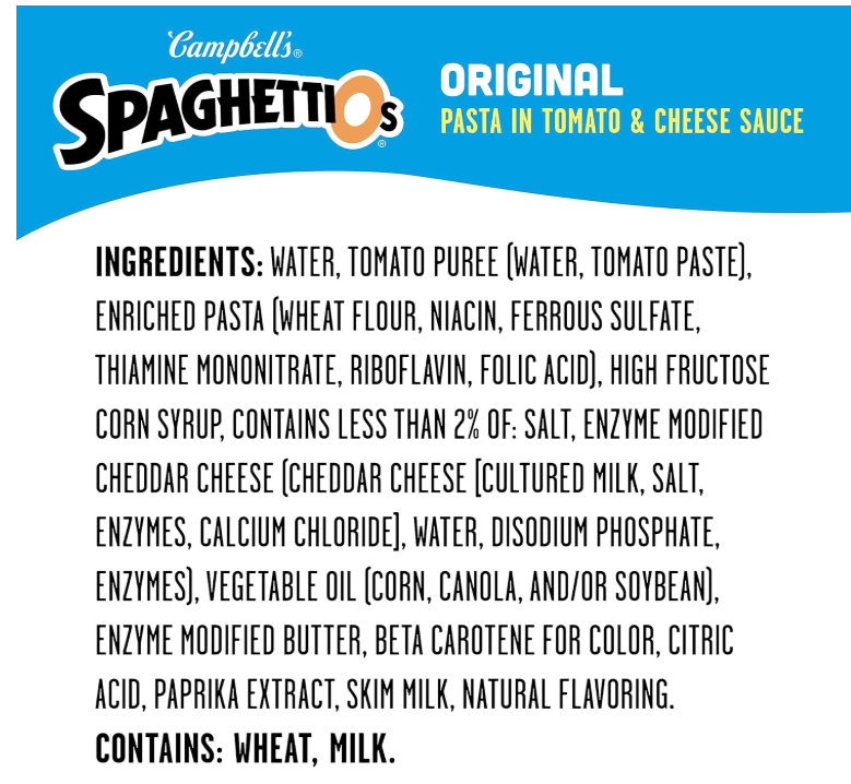 Original Canned Pasta, 15.8 Oz Can