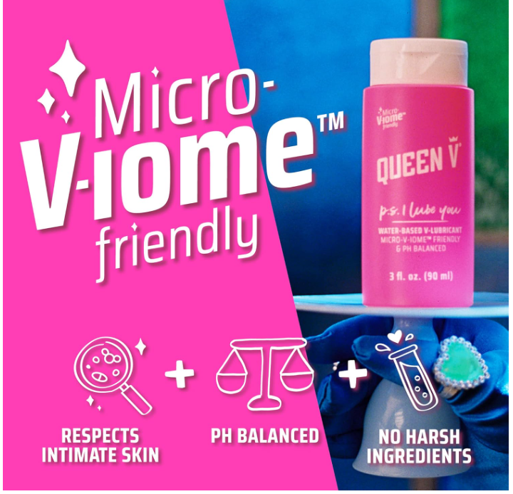 P.S. I Lube You - Intimate Water-Based Lube, Ph Friendly, Free from Parabens, Artificial Colors, Glycerin & Fragrances, 3 Oz. Wetter Is Better