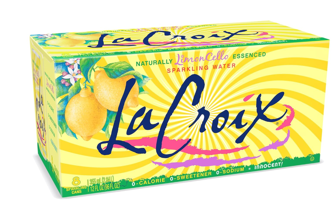 Lacroix Sparkling Water, Limoncello, 12 Fl Oz (Pack of 8)