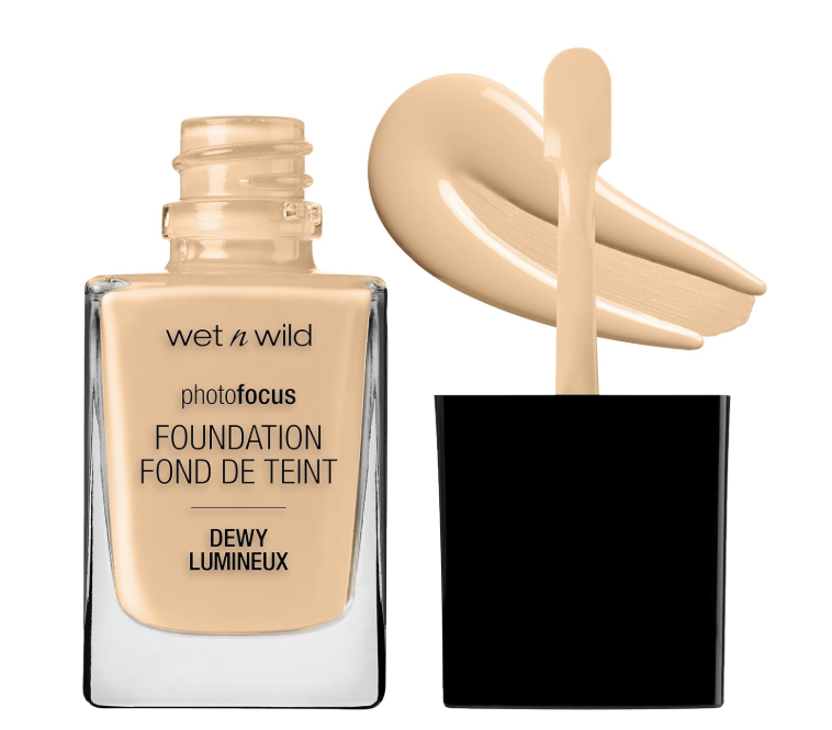 Photo Focus Dewy Liquid Foundation Makeup, Soft Beige (Packaging May Vary)