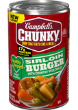 Chunky Healthy Request Sirloin Burger with Country Vegetables Beef Soup, 18.8 Oz Can