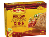 Stand 'N Stuff Taco Shells, Mexican Style Street Corn Flavored, Gluten Free Crunchy Corn Taco Shells, 10 Count, 5.4 Oz