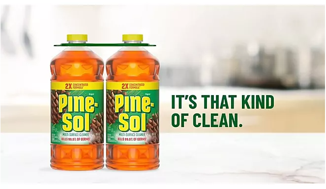 Pine-Sol Multi-Surface Cleaner, Pine Scent, 2 ct., 120 fl. oz.