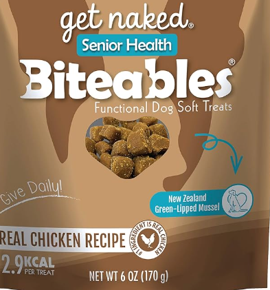 Biteables Senior Health Soft Treats for Dogs, 6Oz 1 Pouch