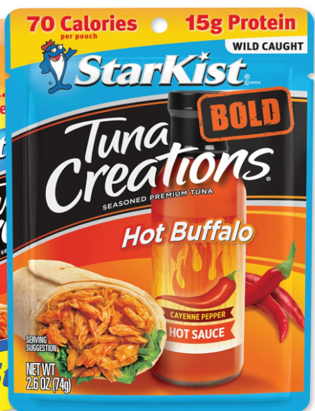 Tuna Creations BOLD Hot Buffalo Style, Single Serve Pouch, 2.6 Oz