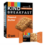 Breakfast Bars, Peanut Butter, Healthy Snacks, Gluten Free, 5G Protein, 6 Count