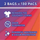 Member's Mark Laundry Detergent Power Pacs, Blooming Breeze, 130 ct.