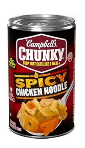Chunky Soup, Spicy Chicken Noodle Soup, 18.6 Oz Can