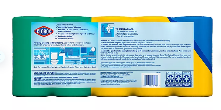 Clorox Disinfecting Cleaning Wipes, Variety Pack, 5 ct., 425 wipes