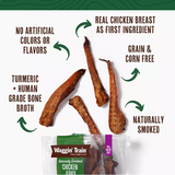 Waggin Train Chicken Jerky Tenders with Bone Broth & Turmeric, High Protein Dog Treats, 36 oz.