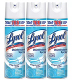 Lysol Disinfectant Spray, Crisp Linen 19 oz., 3 pk.