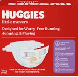 Size 3 Diapers, Little Movers Baby Diapers, Size 3 (16-28 Lbs), 25 Count