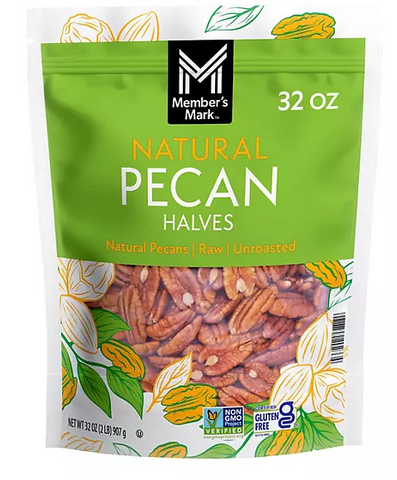 Member'S Mark Natural Pecan Halves, 32 Oz.